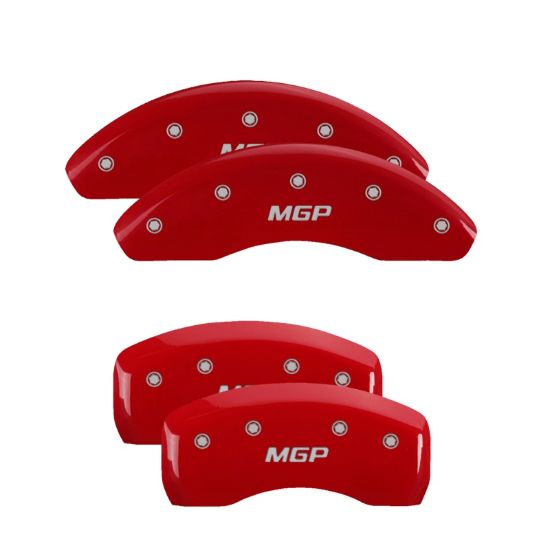MGP CALIPER SET OF 4 CALIPER COVERS  ENGRAVED F - 26222SMGPR