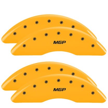 MGP CALIPER SET OF 4 CALIPER COVERS  ENGRAVED F - 34219SMGPY