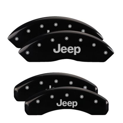 MGP CALIPER BLACK JEP CALIPER COVERS (4) - 42018SJEPB