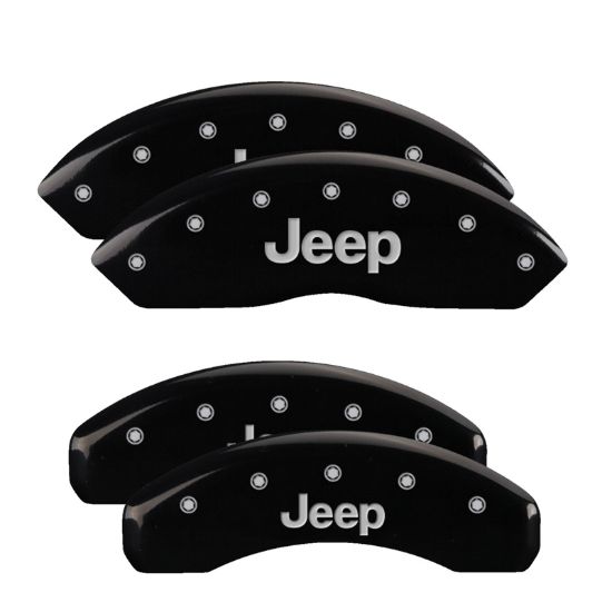 MGP CALIPER BLACK JEP CALIPER COVERS (4) - 42018SJEPB