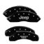 MGP CALIPER BLACK JPL CALIPER COVERS (4) - 42019SJPLB