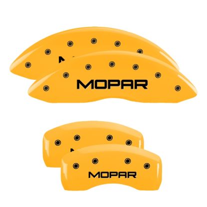 MGP CALIPER SET OF 4 CALIPER COVERS  ENGRAVED F - 42021SMOPY