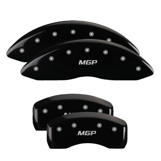 MGP CALIPER SET OF 4 CALIPER COVERS  ENGRAVED F - 54013SMGPB