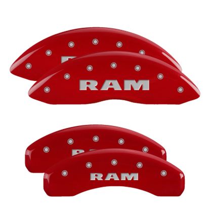 MGP CALIPER RED RAM CALIPER COVERS (4) - 55005SRAMR