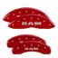MGP CALIPER RED RAM CALIPER COVERS (4) - 55005SRAMR