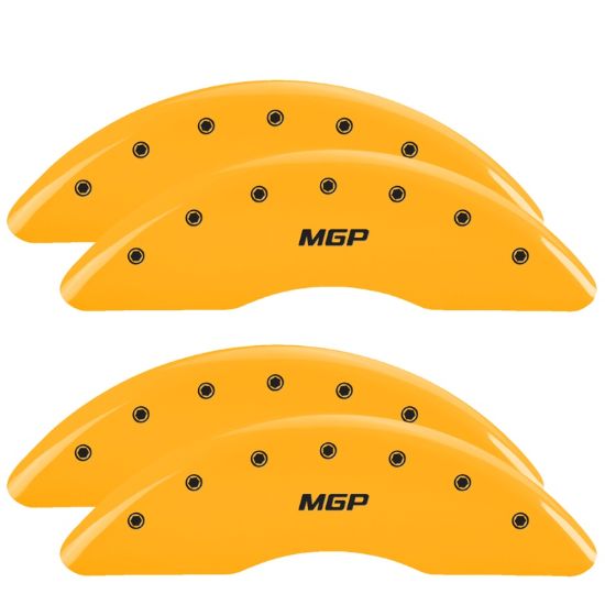 MGP CALIPER SET OF 4 CALIPER COVERS  ENGRAVED F - 55007SMGPY