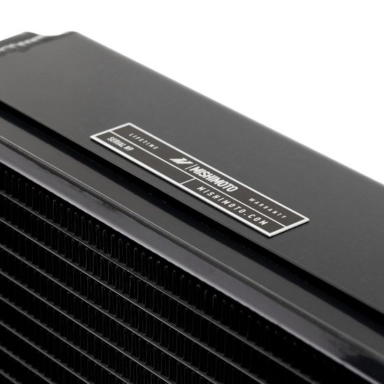 MISHIMOTO PERFORMANCE ALUMINUM RADIATOR  BLAC - ADUNIDRGBK