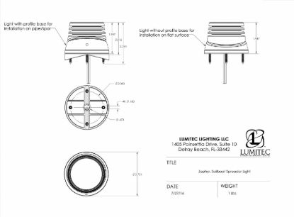 LUMITEC LIGHT  ZEPHYR  SPREADER  WHITE - 101326