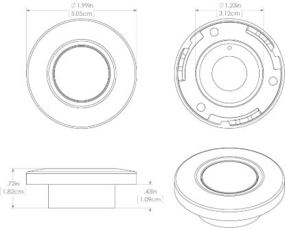LUMITEC LIGHT ORBIT SPECTRUM WHT HSG. RGBW - 112527