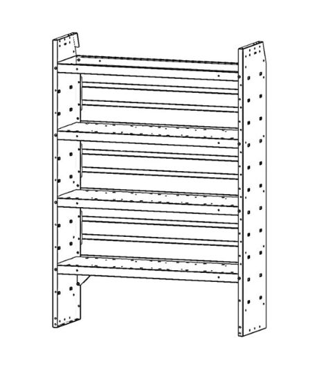 HOLMAN ADJUSTABLE SHELF UNIT 32' - 48324