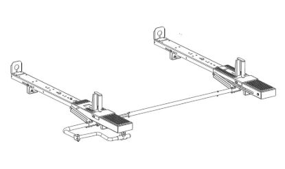 HOLMAN DROP DOWN RACK ALUM - TRUCK CAP - 4A934