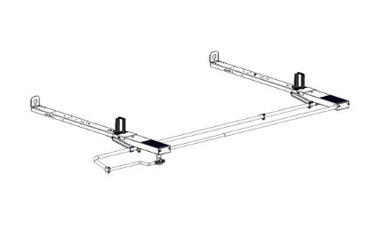 HOLMAN ALUM. DROP DOWN CURB  LOW ROOF - 4A93L