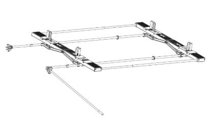 HOLMAN 2 BOX RACK KIT DOUBLE DROP DOWN HD; - 4A95H