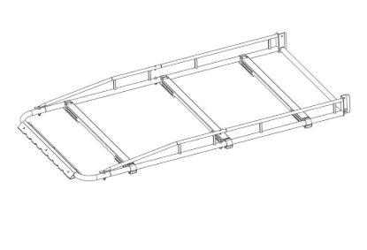 HOLMAN 100' STEEL CARGO RACK - 80100