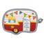 KAY DEE DESI HAPPY CAMPER SHAPED POTHOLDER - R4252
