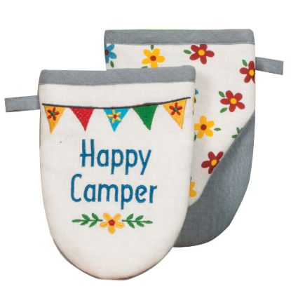 KAY DEE DESI HAPPY CAMPER GRABBER MITT - R4255