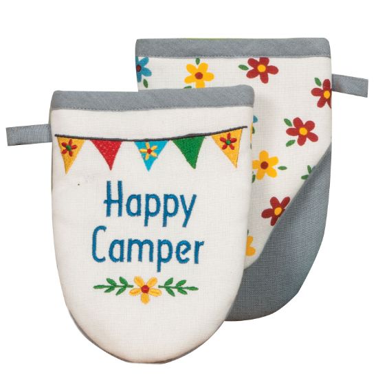 KAY DEE DESI HAPPY CAMPER GRABBER MITT - R4255