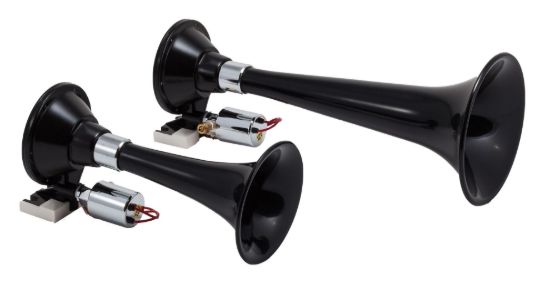 KLEINN AUTO BLACK DUAL TRAIN HORN - 220