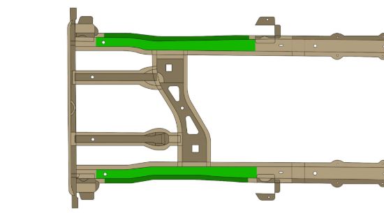 KENTROL REAR UNIBODY STIFFERNER (PAIR) - RB6062