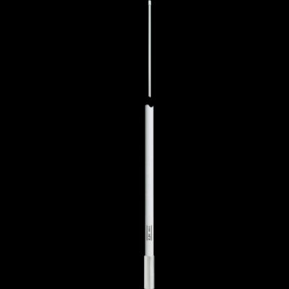 KJM VHF ANT 6DB 8' WHITE HARDWIRED CBLE - A786V