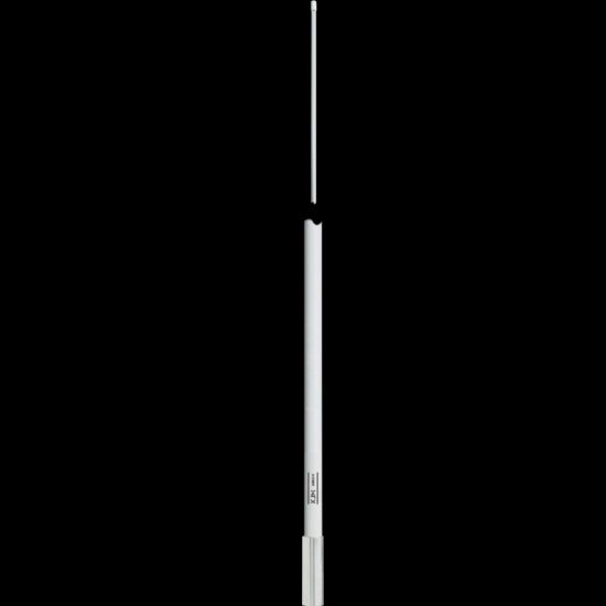 KJM VHF ANT 6DB 8' WHITE HARDWIRED CBLE - A786V