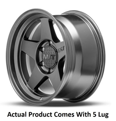 M.T. WHEEL 17X9 5X5 4.53 MT OPEN 5 BLACK - 274270
