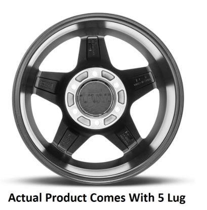 M.T. WHEEL 20X9 5X5 5 MT OPEN 5 BLACK - 274543