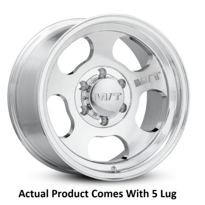 M.T. WHEEL 15X12 5X4.5 3.63 MT CANYON POLISHED - 274622