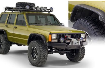 BUSHWACKER 84-01 XJ FLAT STYLE FLARE - 1092207