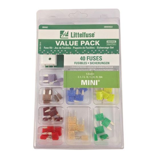 LITTELFUSE MINI FUSE SUPER VALUE PAC - 094462