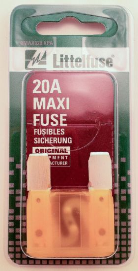 LITTELFUSE MAXIFUSE 5 CDS/PACK  20A - MAX20BP