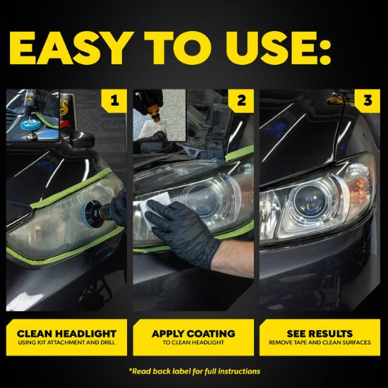 MEGUIARS WAX QUIK SOLUTIONS - HEADLIGHT RESTORAT - G55265