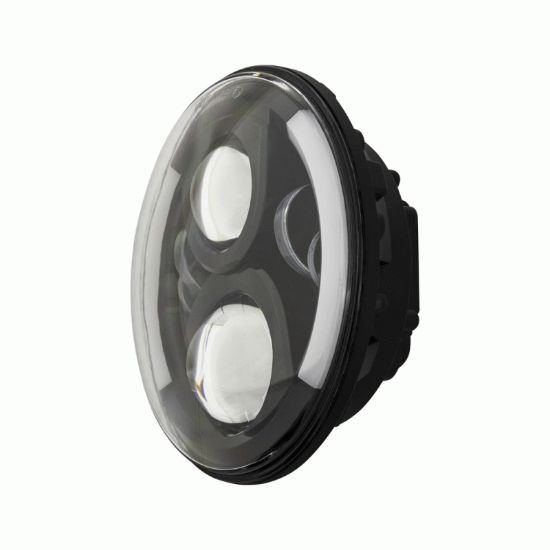 METRA 7IN BLACK LED W/ RUNNING LIGHT - HEBHL703