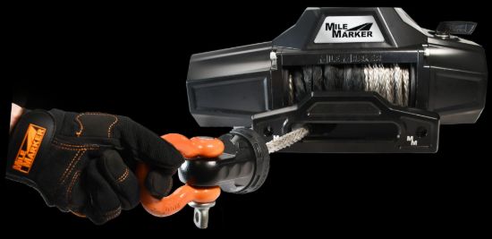 MILEMARKER ALUMINUM WINCH SHAKLE MOUNT - COVER - 6012100CB