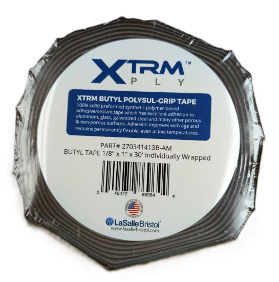 LASALLE BRIS BUTYL TAPE 1/8X1X30'CASE - 0341413BAM
