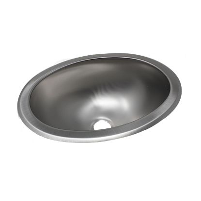 LASALLE BRIS 10' X 13' OVAL STAINLESS STEEL SINK - 13TF1310
