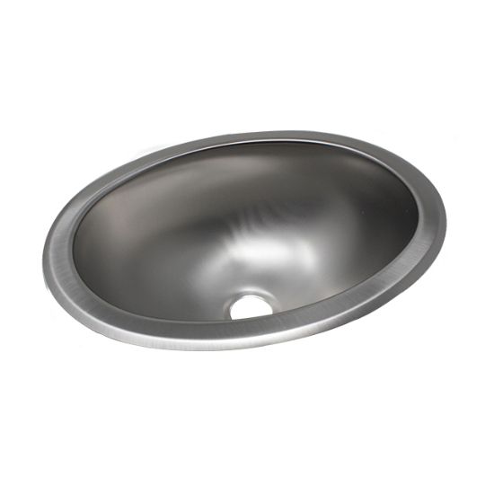 LASALLE BRIS 10' X 13' OVAL STAINLESS STEEL SINK - 13TF1310