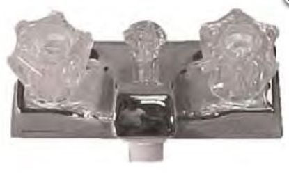 LASALLE BRIS 4' WHITE TUB/SHOWER VALVE - 20351W21