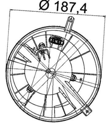 CLEVITE 77 INTERIOR BLOWER - AB148000P