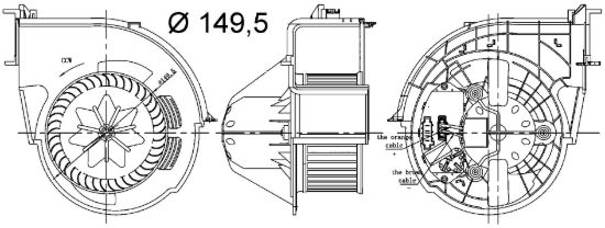 CLEVITE 77 INTERIOR BLOWER - AB83000S