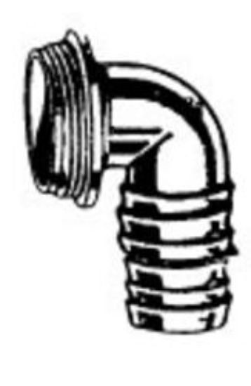 LASALLE BRIS 11/4 BARB X 11/4 MPT ELBOW - 74L1413012