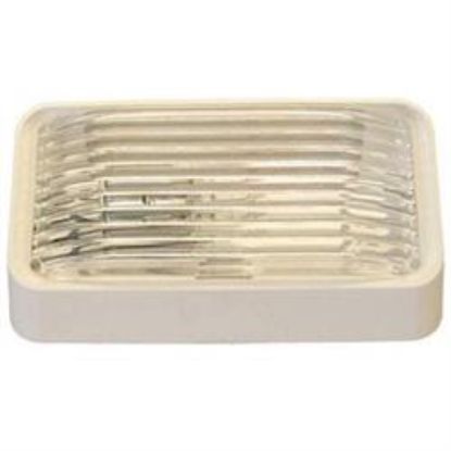 LASALLE BRIS RECTANGLE PORCH/WHITE W/AMBER/CLR L - GSAM4017