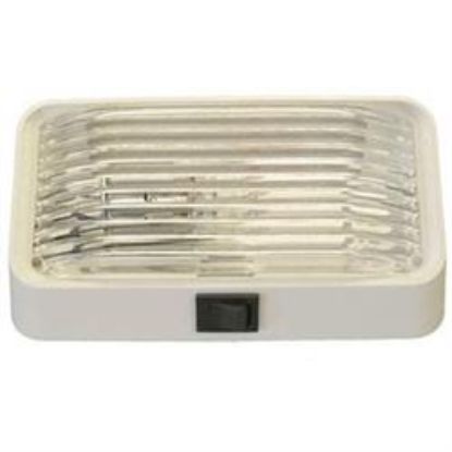 LASALLE BRIS RECTANGLE PORCH/WHITE W/AMBER/CLR L - GSAM4018