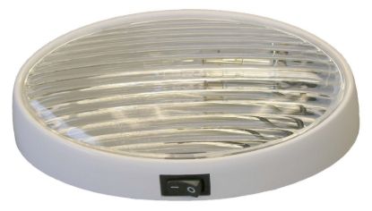 LASALLE BRIS OVAL PORCH W/SWITCH/AMBER & CLEAR L - GSAM4032