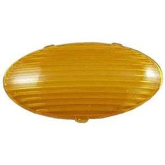 LASALLE BRIS AMBER OVAL PORCH LENS ONLY - GSAM4047
