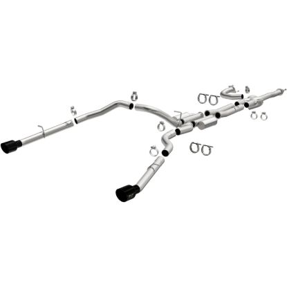 MAGNAFLOW SPEQ SERIES BLACK CHROME CAT-BACK S - 19705