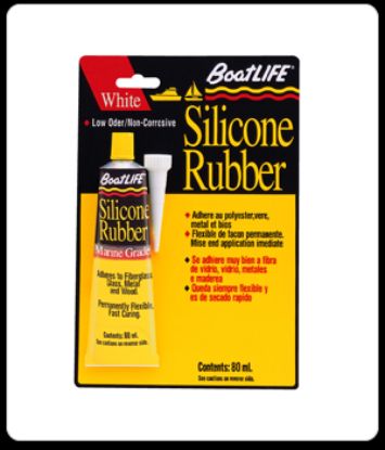 LIFE INDUST. SILICONE 2.8 FL. OZ. TUBE WHITE - 1141