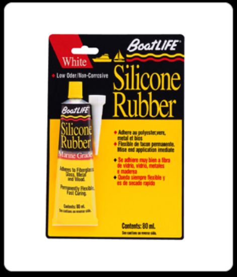 LIFE INDUST. SILICONE 2.8 FL. OZ. TUBE WHITE - 1141