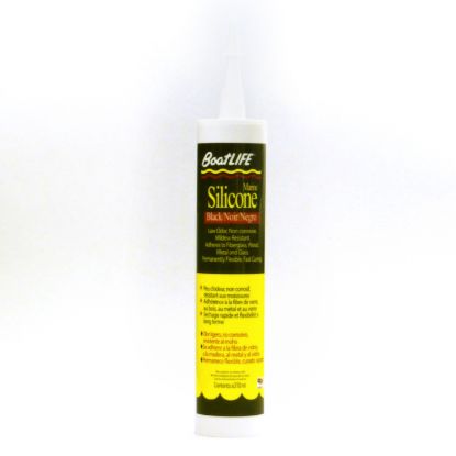 LIFE INDUST. SILICONE 10.6 FL. OZ. CART. BLACK - 1152