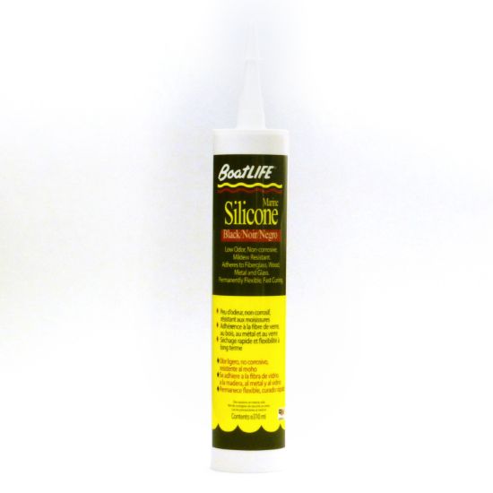 LIFE INDUST. SILICONE 10.6 FL. OZ. CART. BLACK - 1152